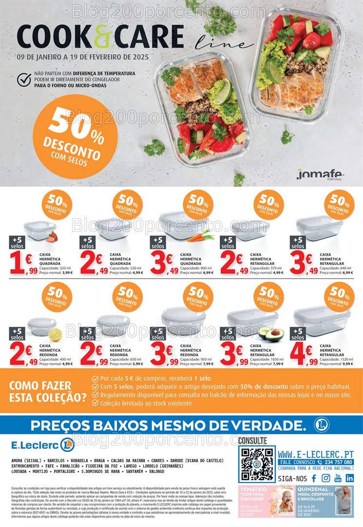 Antevisão Folheto E-LECLERC Promoções de 16 a 22 janeiro