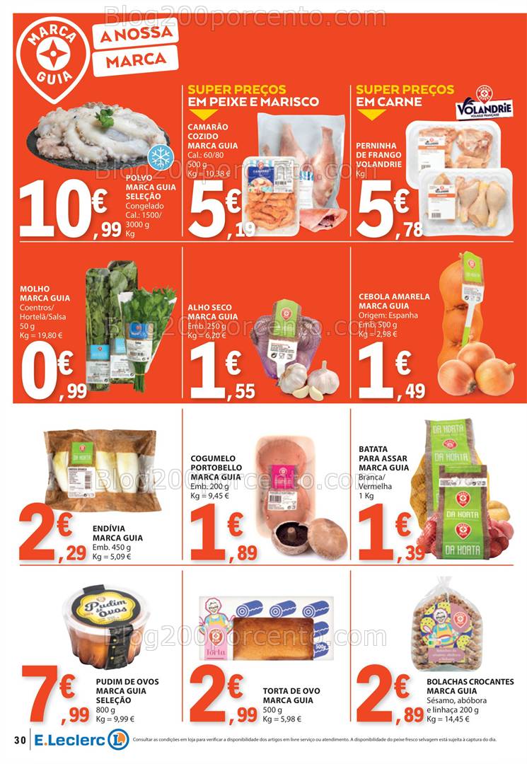 Antevisão Folheto E-LECLERC Especial Marca Própria Promoções de 23 a 29 janeiro