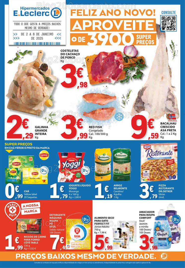 Antevisão Folheto E-LECLERC Promoções de 2 a 8 janeiro
