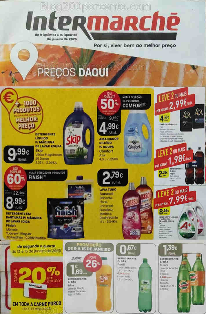 Antevisão Folheto INTERMARCHÉ Promoções de 9 a 15 janeiro