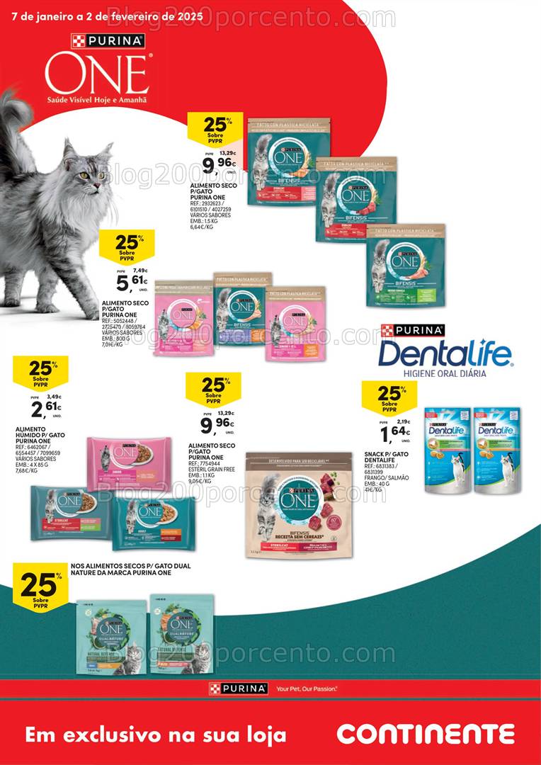 Antevisão Folheto CONTINENTE Pet Care Promoções até 2 fevereiro