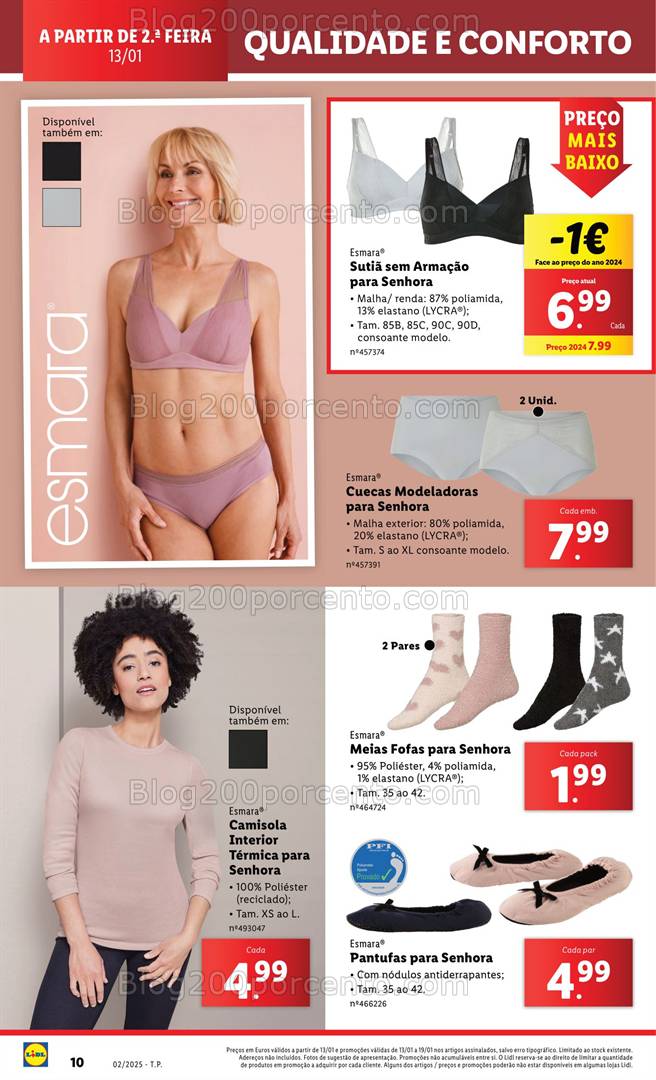 Antevisão Folheto LIDL Bazar Promoções de 9 a 15 janeiro