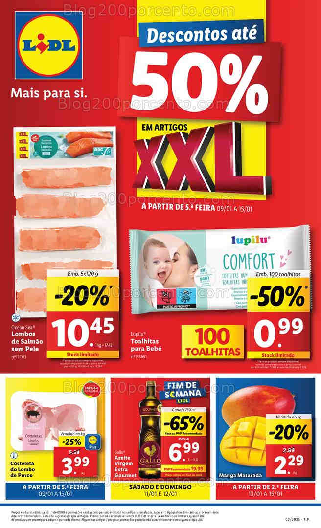 Antevisão Folheto LIDL Promoções de 9 a 15 janeiro