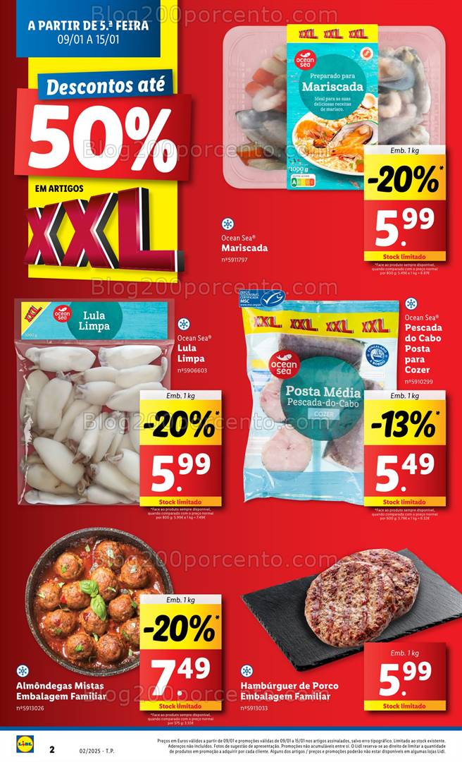 Antevisão Folheto LIDL Promoções de 9 a 15 janeiro