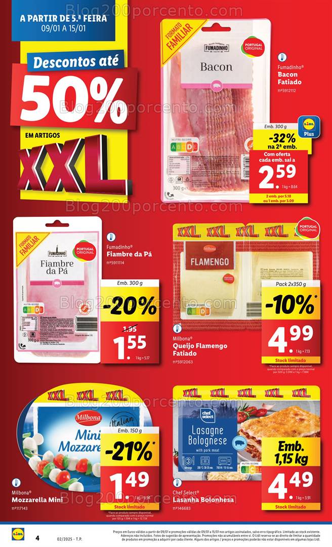 Antevisão Folheto LIDL Promoções de 9 a 15 janeiro