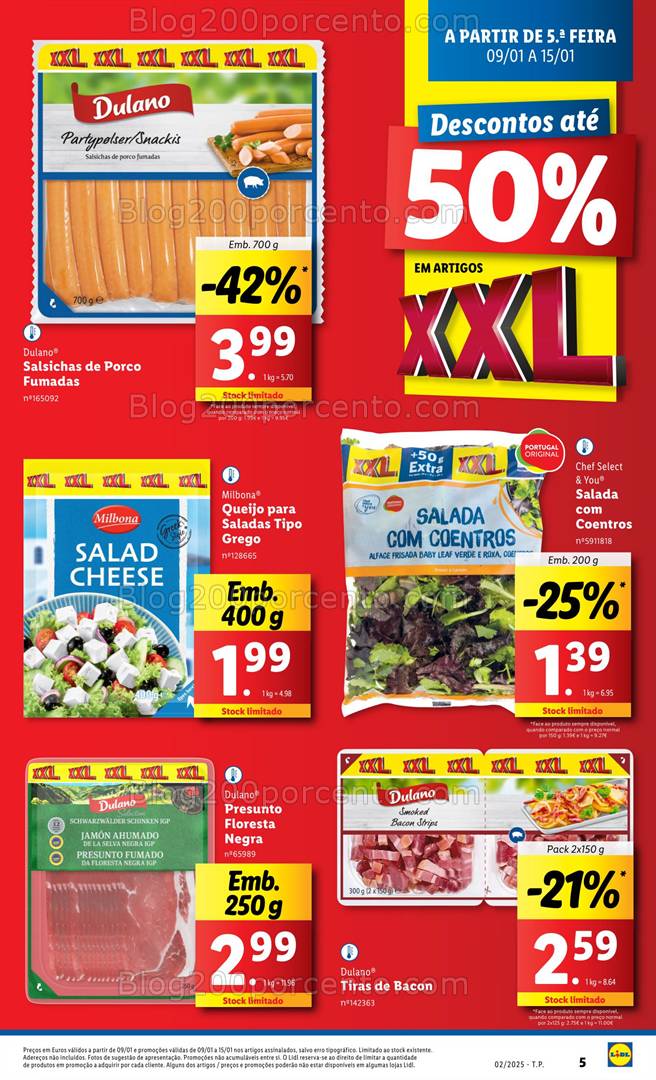 Antevisão Folheto LIDL Promoções de 9 a 15 janeiro