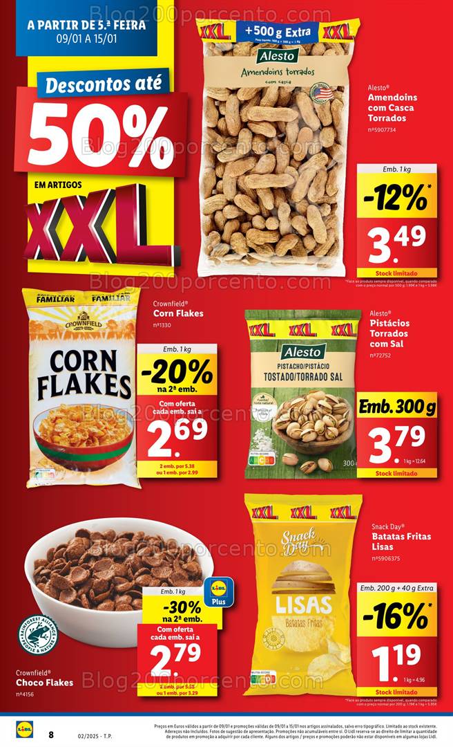 Antevisão Folheto LIDL Promoções de 9 a 15 janeiro