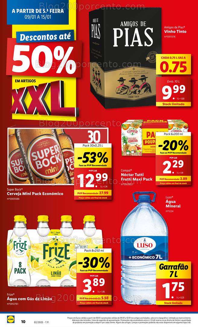 Antevisão Folheto LIDL Promoções de 9 a 15 janeiro