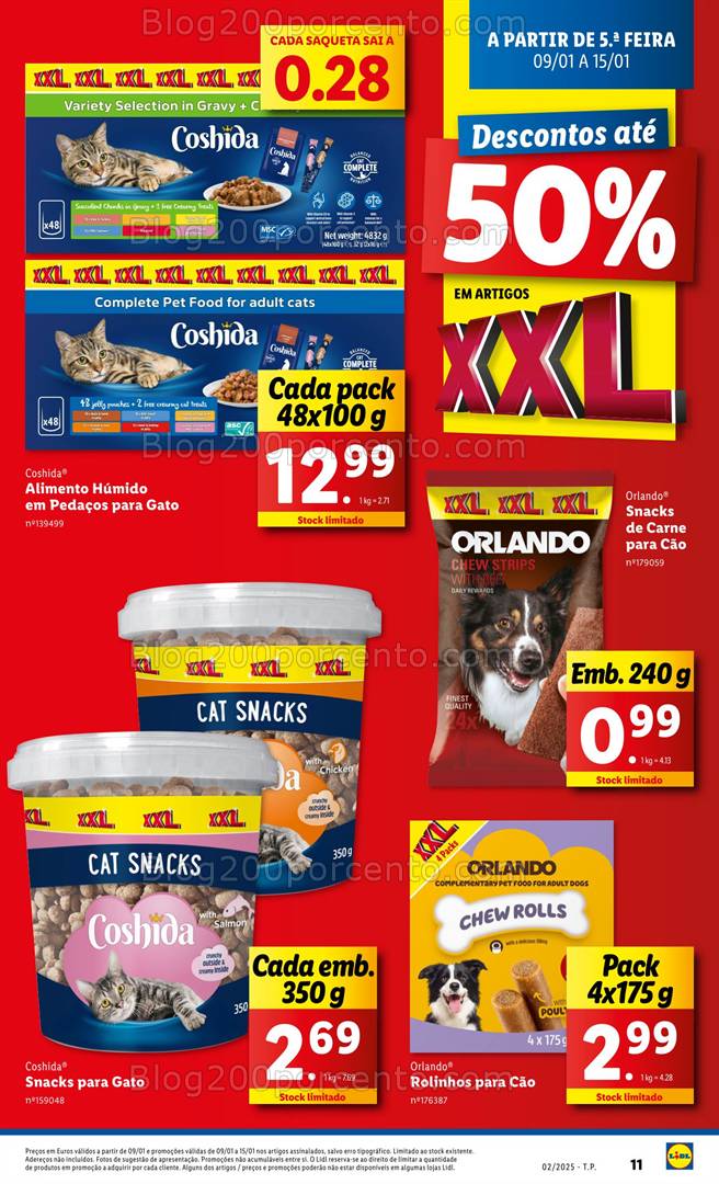 Antevisão Folheto LIDL Promoções de 9 a 15 janeiro