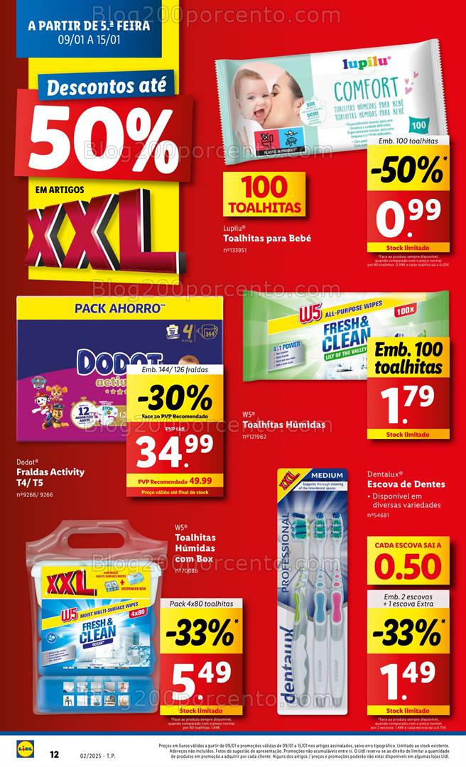 Antevisão Folheto LIDL Promoções de 9 a 15 janeiro