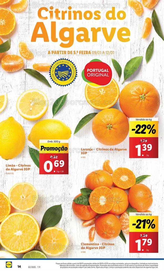 Antevisão Folheto LIDL Promoções de 9 a 15 janeiro