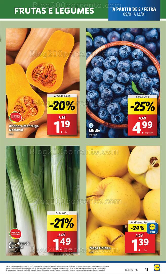 Antevisão Folheto LIDL Promoções de 9 a 15 janeiro