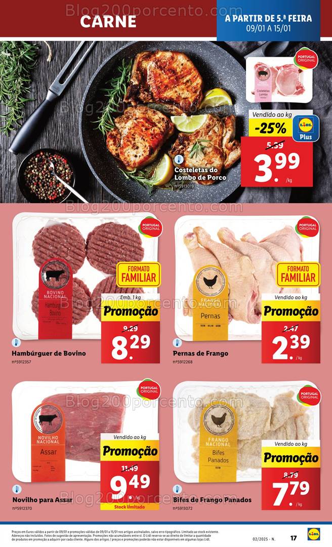 Antevisão Folheto LIDL Promoções de 9 a 15 janeiro