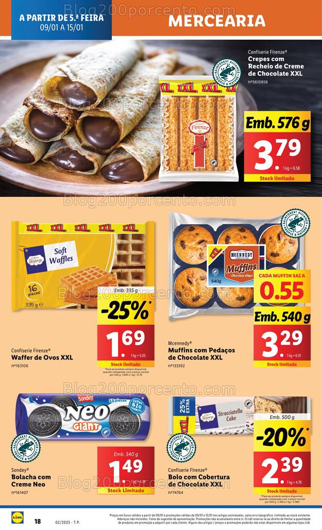 Antevisão Folheto LIDL Promoções de 9 a 15 janeiro