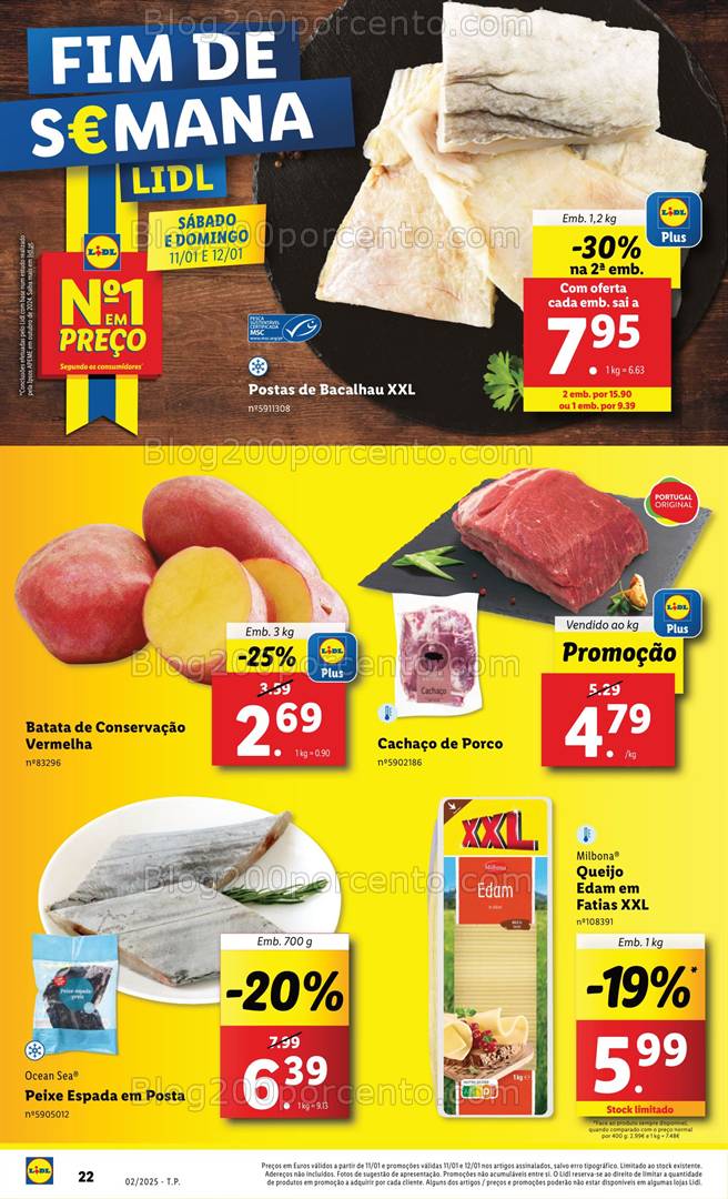 Antevisão Folheto LIDL Promoções de 9 a 15 janeiro