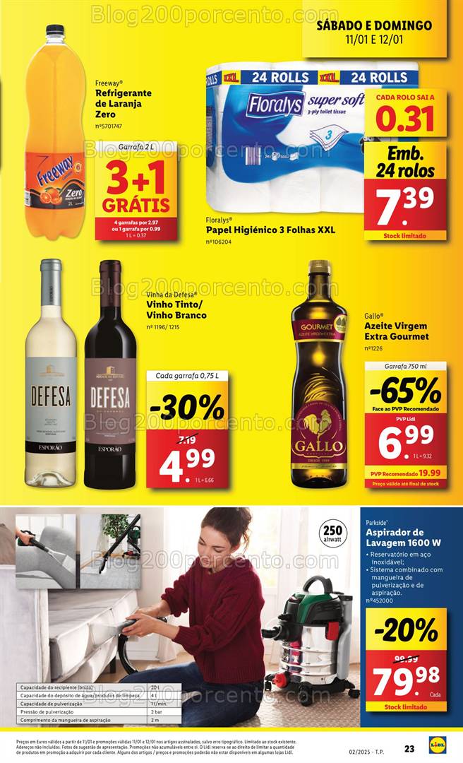 Antevisão Folheto LIDL Promoções de 9 a 15 janeiro