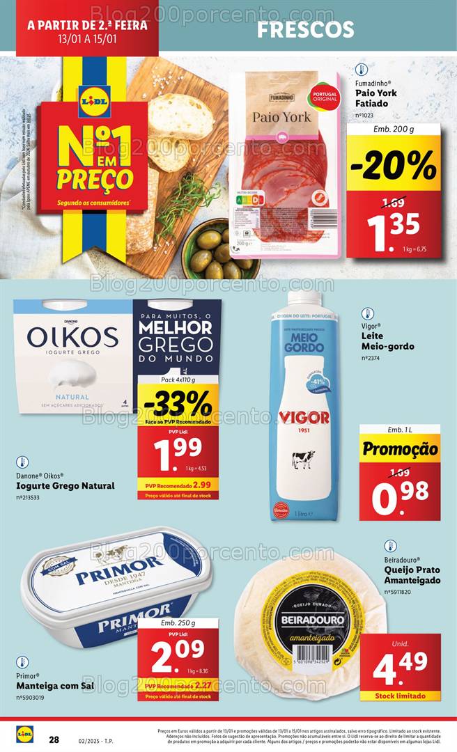 Antevisão Folheto LIDL Promoções de 9 a 15 janeiro