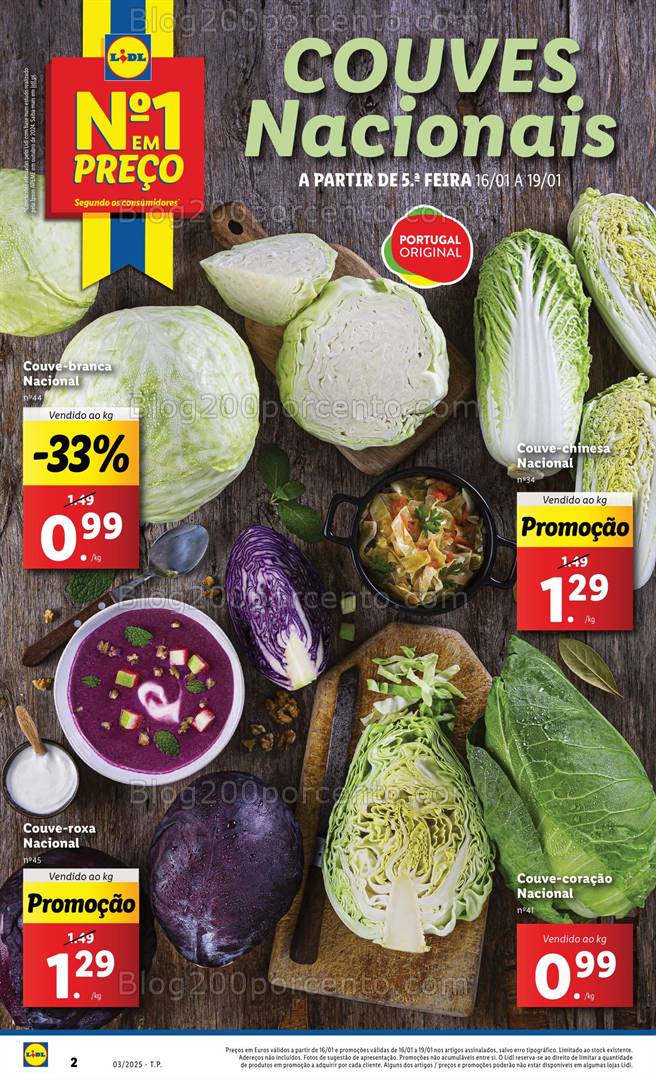 Antevisão Folheto LIDL Promoções de 16 a 22 janeiro