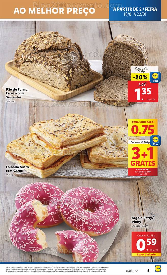 Antevisão Folheto LIDL Promoções de 16 a 22 janeiro