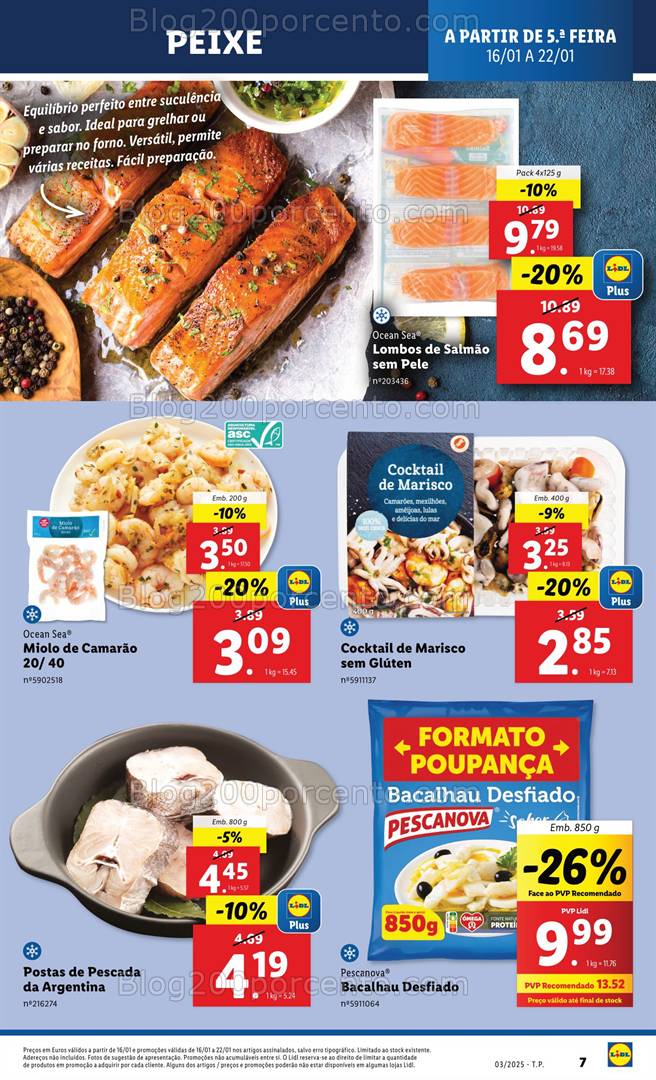 Antevisão Folheto LIDL Promoções de 16 a 22 janeiro