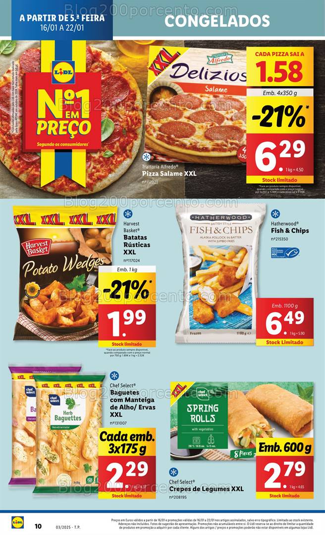 Antevisão Folheto LIDL Promoções de 16 a 22 janeiro