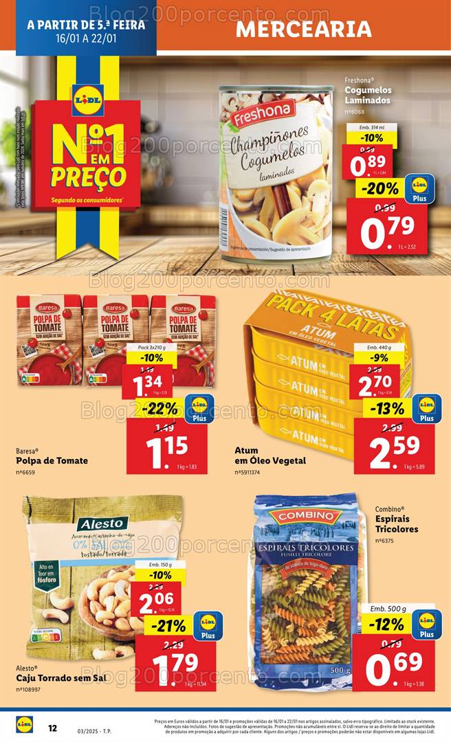 Antevisão Folheto LIDL Promoções de 16 a 22 janeiro