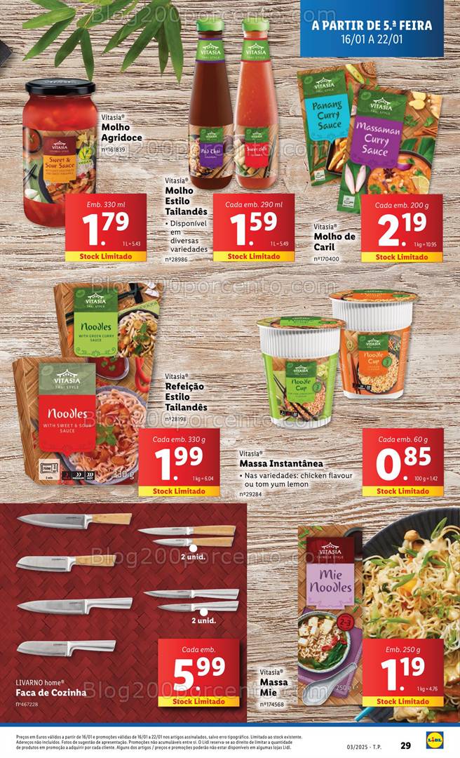 Antevisão Folheto LIDL Promoções de 16 a 22 janeiro