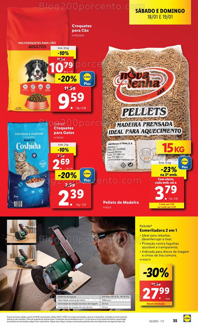 Antevisão Folheto LIDL Promoções Fim de Semana Promoções de 18 a 19 fevereiro
