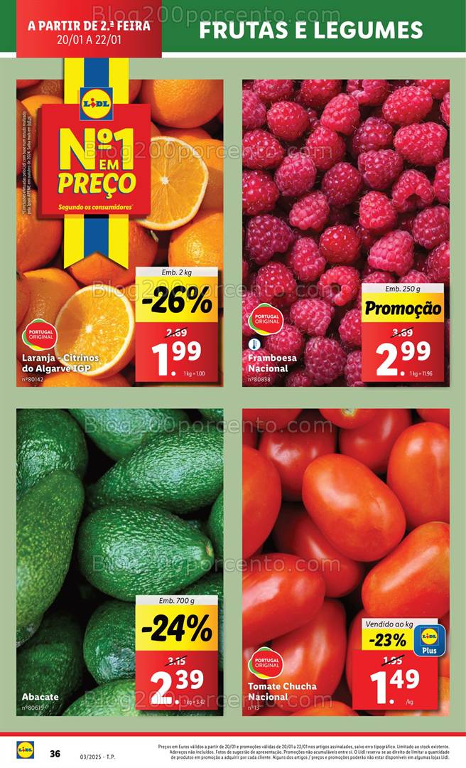 Antevisão Folheto LIDL Promoções de 16 a 22 janeiro