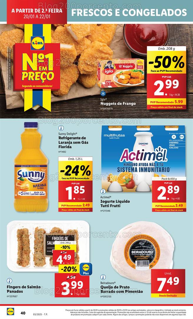 Antevisão Folheto LIDL Promoções de 16 a 22 janeiro