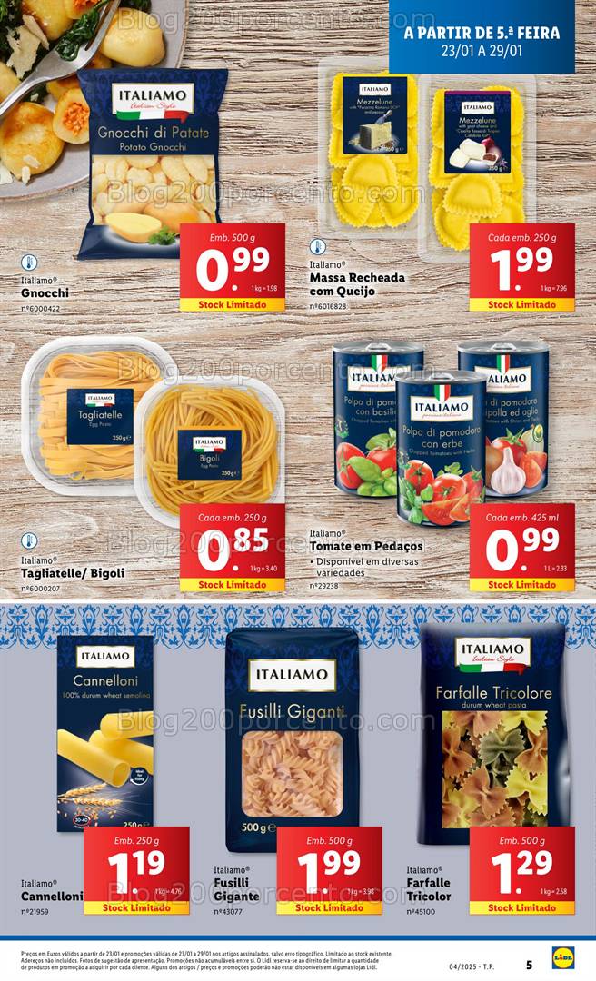 Antevisão Folheto LIDL Promoções de 23 a 29 janeiro