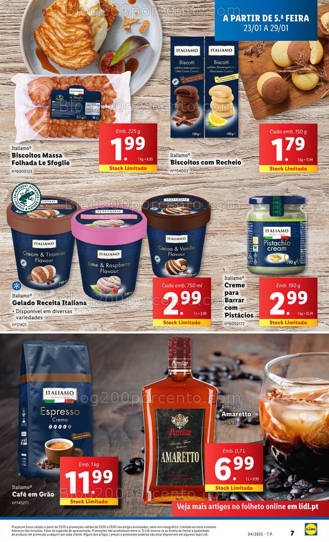 Antevisão Folheto LIDL Promoções de 23 a 29 janeiro