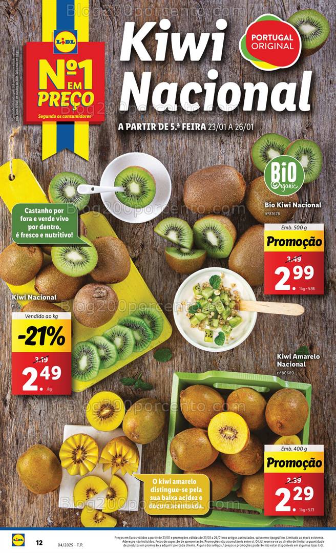 Antevisão Folheto LIDL Promoções de 23 a 29 janeiro