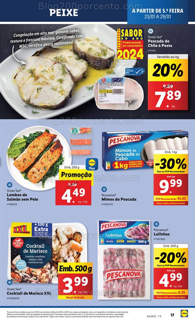 Antevisão Folheto LIDL Promoções de 23 a 29 janeiro