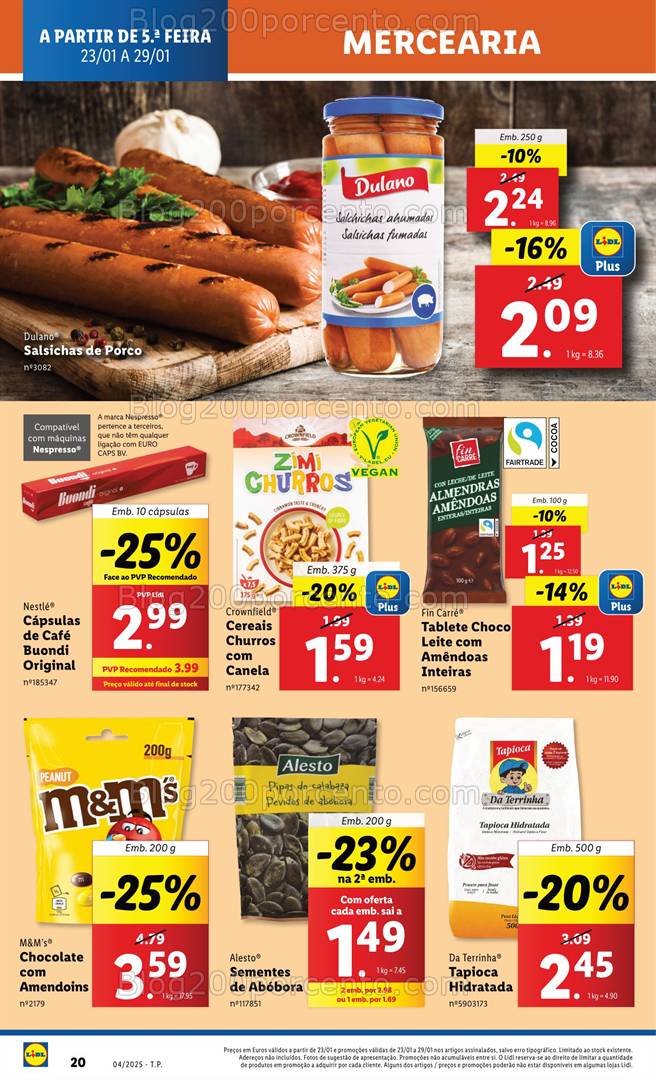 Antevisão Folheto LIDL Promoções de 23 a 29 janeiro