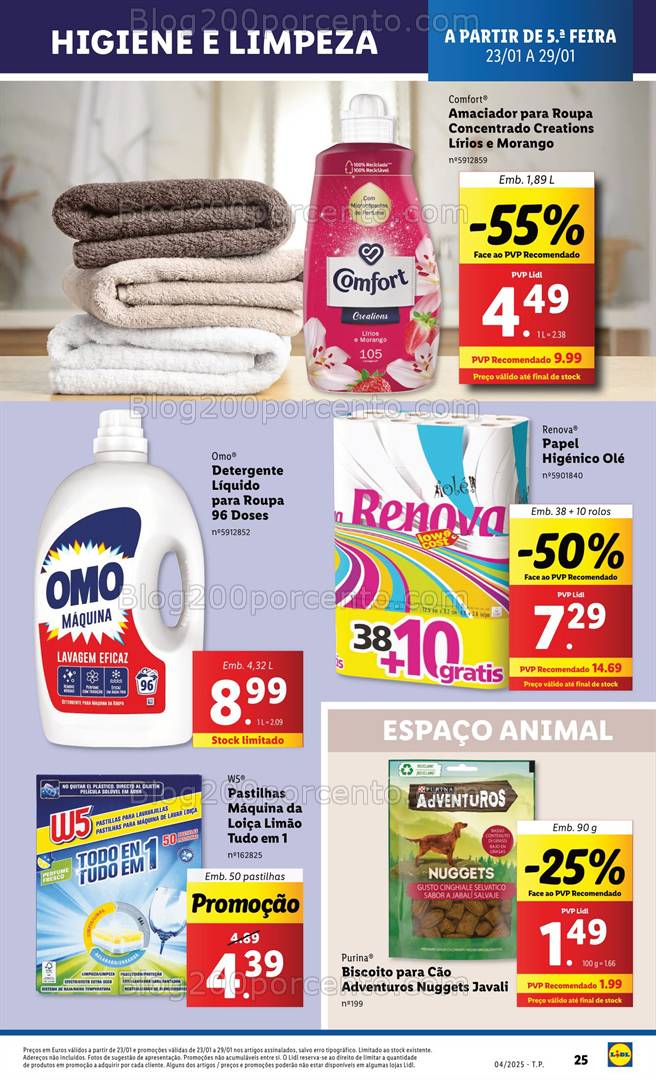 Antevisão Folheto LIDL Promoções de 23 a 29 janeiro