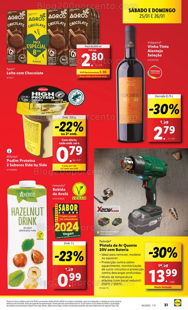 Antevisão Folheto LIDL Promoções de 23 a 29 janeiro