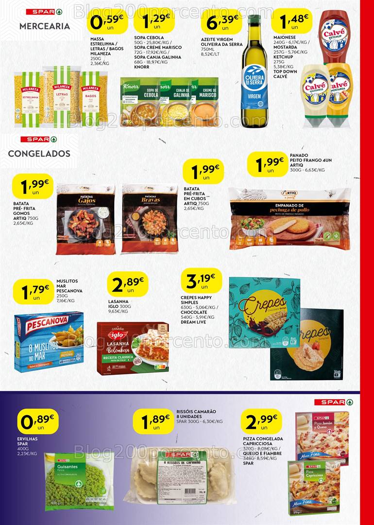 Antevisão Folheto SPAR Promoções de 7 a 19 janeiro