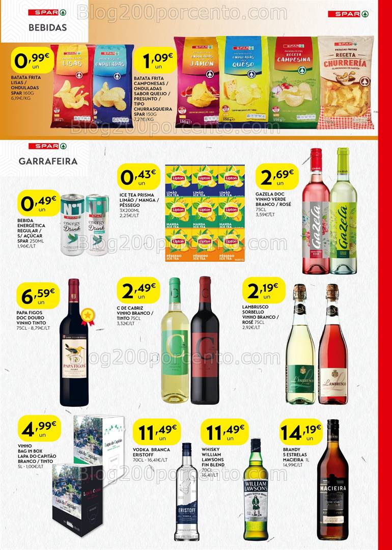 Antevisão Folheto SPAR Promoções de 7 a 19 janeiro