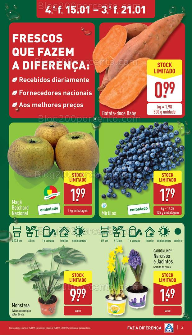 Antevisão Folheto ALDI Promoções de 15 a 21 janeiro