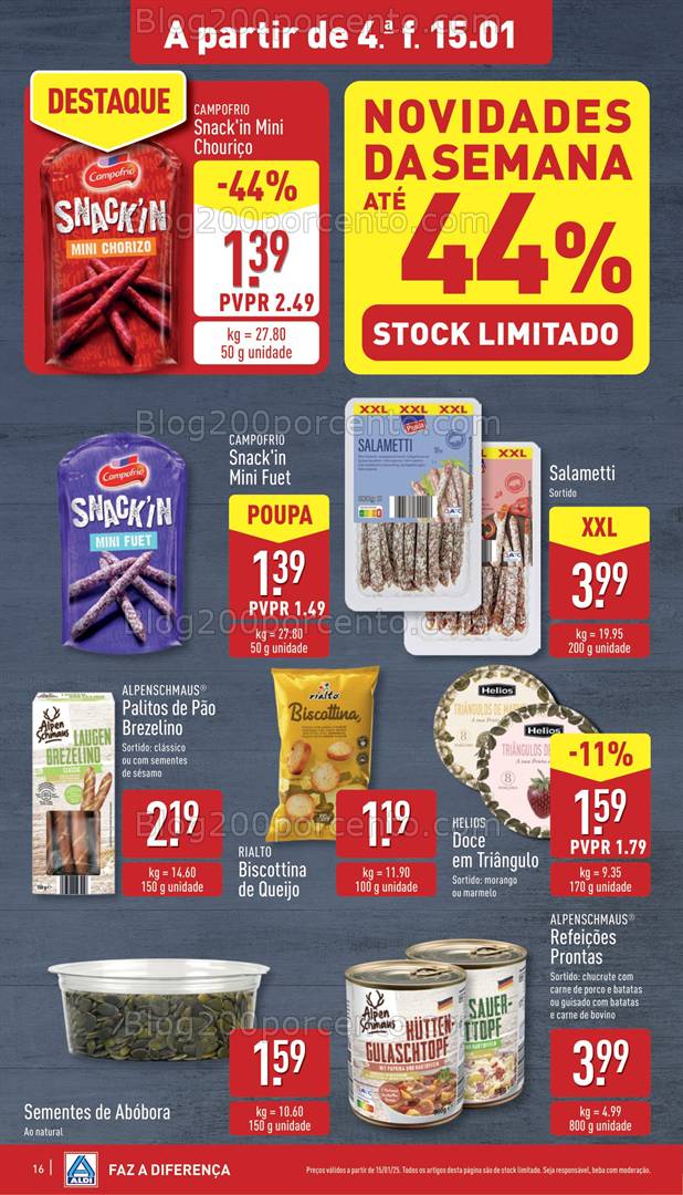 Antevisão Folheto ALDI Promoções de 15 a 21 janeiro