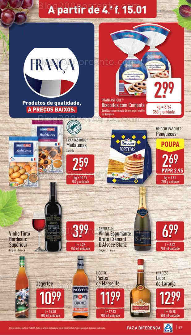 Antevisão Folheto ALDI Promoções de 15 a 21 janeiro