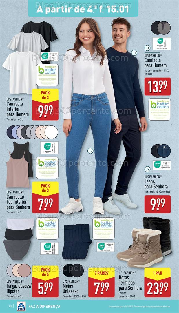 Antevisão Folheto ALDI Promoções de 15 a 21 janeiro