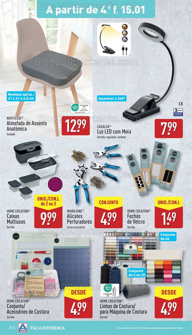 Antevisão Folheto ALDI Promoções de 15 a 21 janeiro