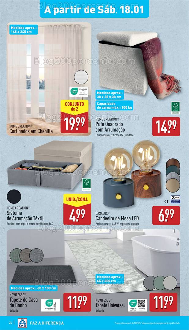 Antevisão Folheto ALDI Promoções de 15 a 21 janeiro