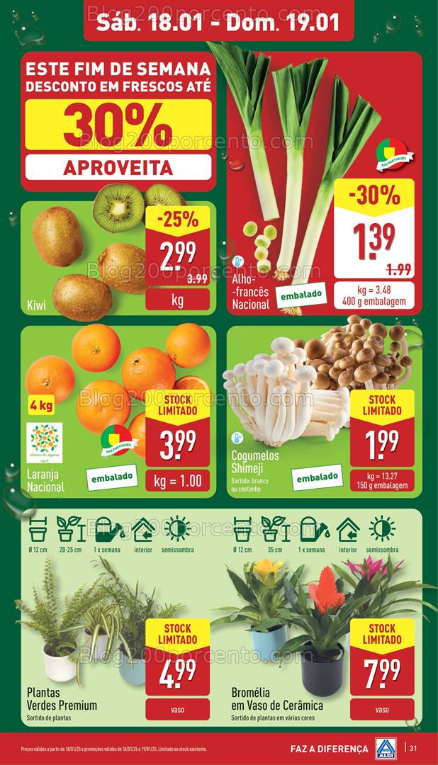 Antevisão Folheto ALDI Promoções de 15 a 21 janeiro