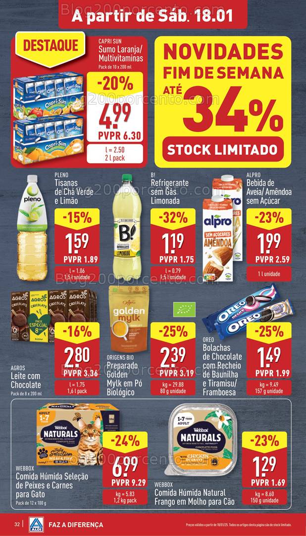 Antevisão Folheto ALDI Promoções de 15 a 21 janeiro