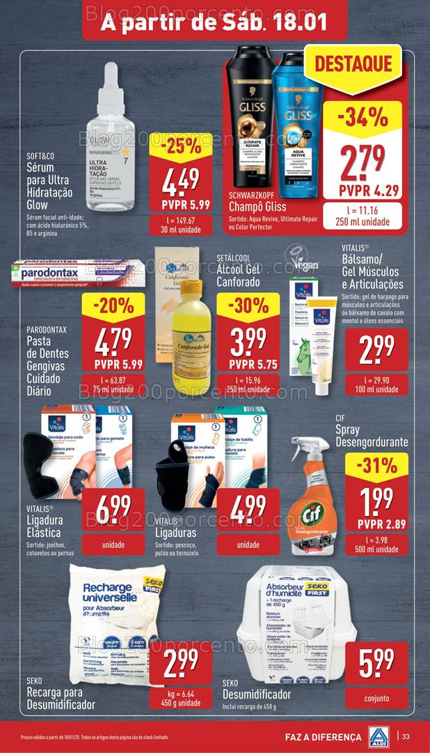 Antevisão Folheto ALDI Promoções de 15 a 21 janeiro