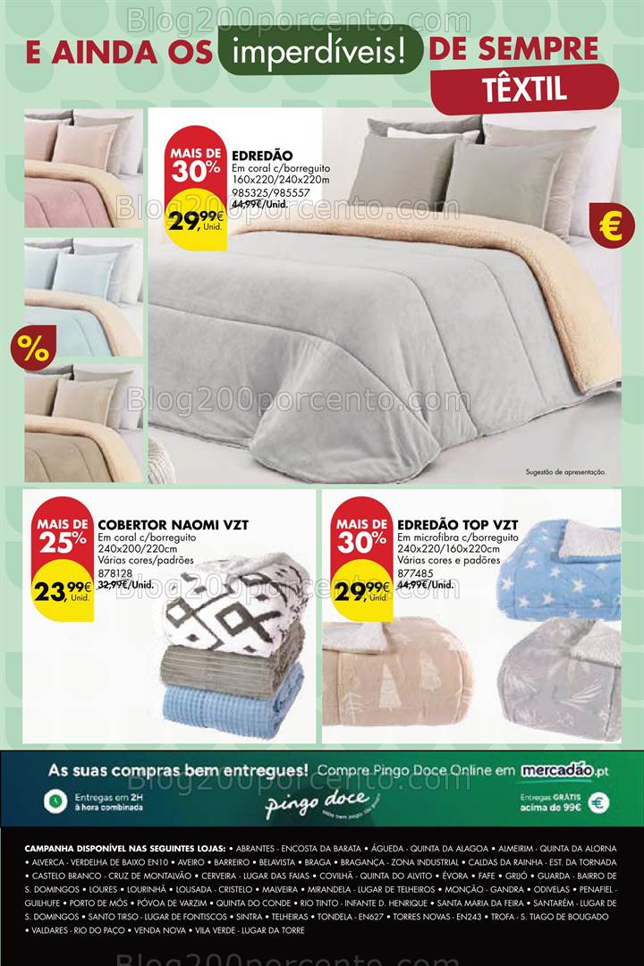 Antevisão Folheto PINGO DOCE Bazar Promoções de 3 a 13 janeiro