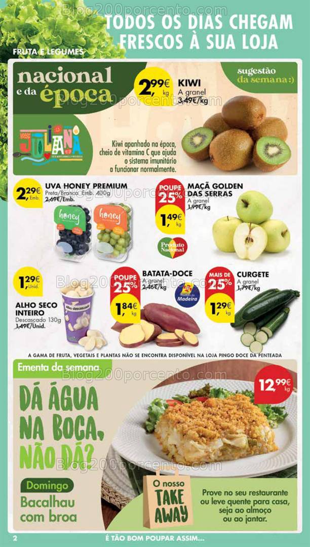 Antevisão Folheto PINGO DOCE Madeira Promoções de 3 a 6 janeiro